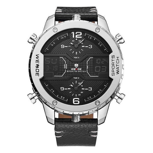 Men's Analog Quartz Sports Watch - Digital Calendar