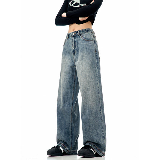 Loose Fit Versatile Wide Leg Jeans for Men and Women -  Casual Pants