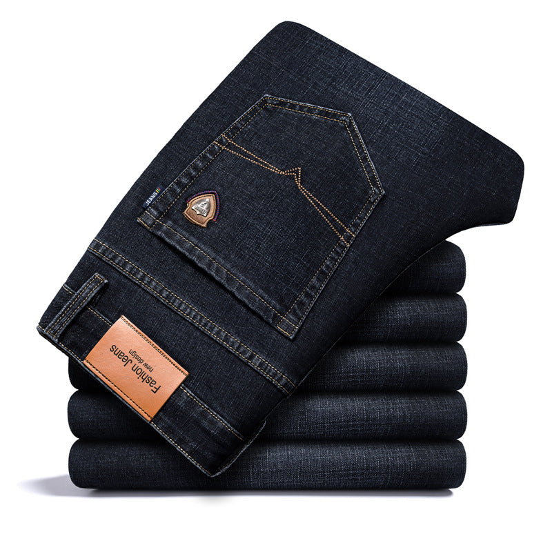 Men's Thick and Fluffy Straight Leg Jeans