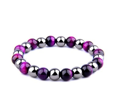 Tiger Eye Bracelet Men's Simple Obsidian Couple Friendship Bracelet (B200030 B200031 B200032 B200033 B200034)