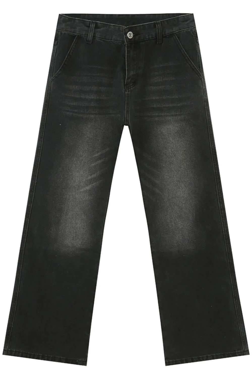 Mid Rise Jeans with Pockets - Premium Japanese Denim