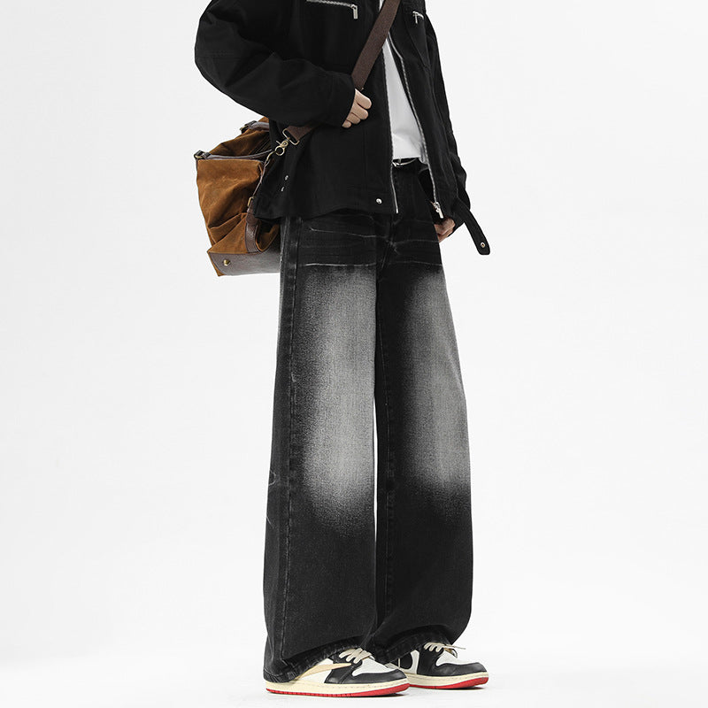 Men's Gradient Wash Denim Trousers