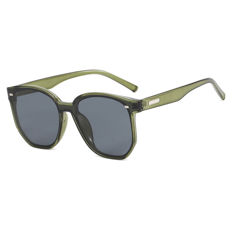 Rice Nail Curved Retro New Sunglasses For Women UV Resistant High End Feel