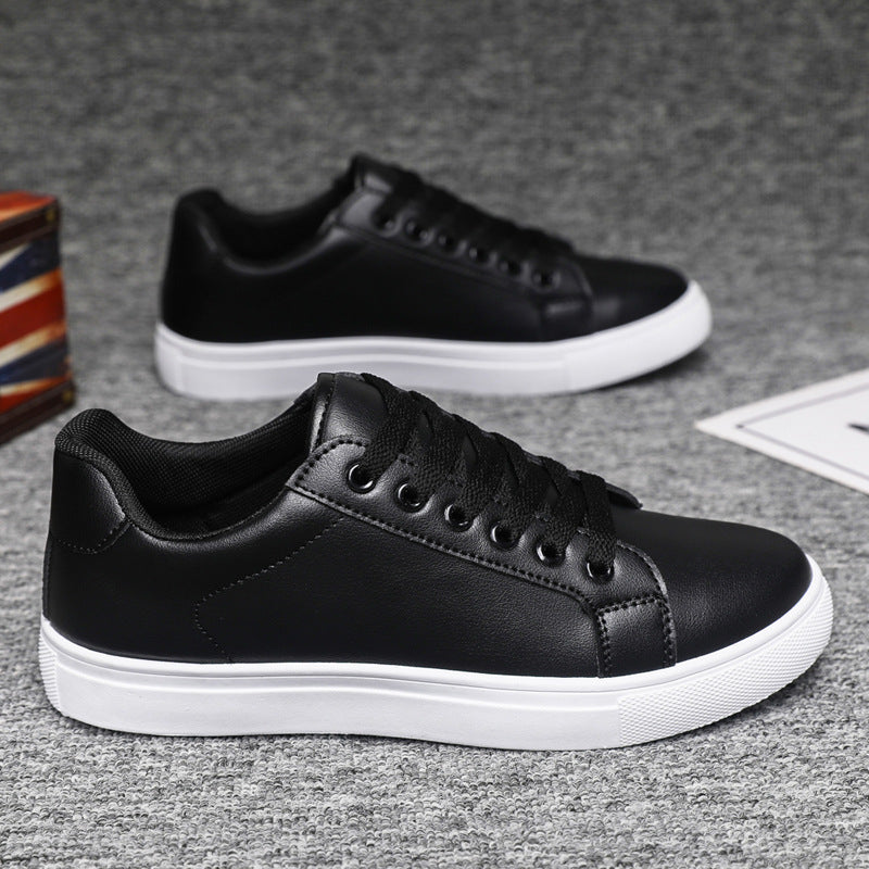 Men's  Casual Sneakers - Versatile Soft Leather Board Shoes