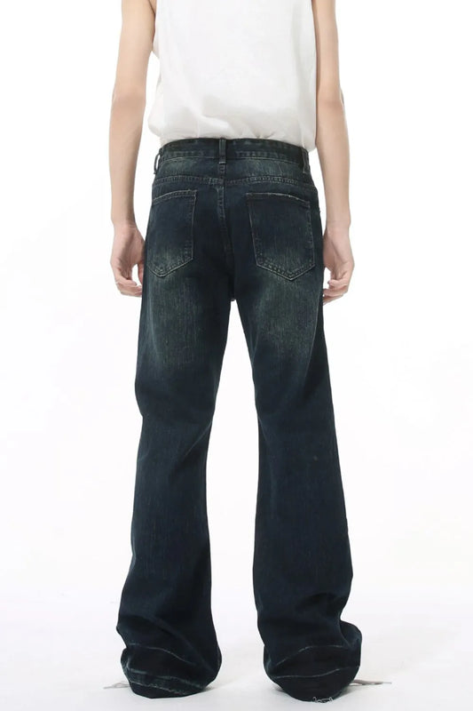 Premium Raw Hem Jeans with Pockets