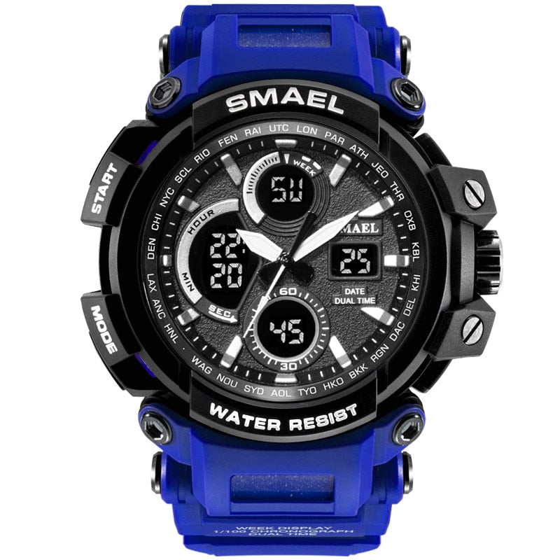 Men's LED Digital Military Sports Watches - Waterproof - Camo