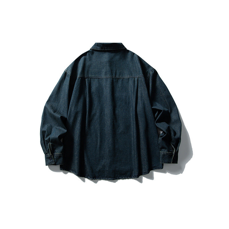 Washed Casual Denim Shirt