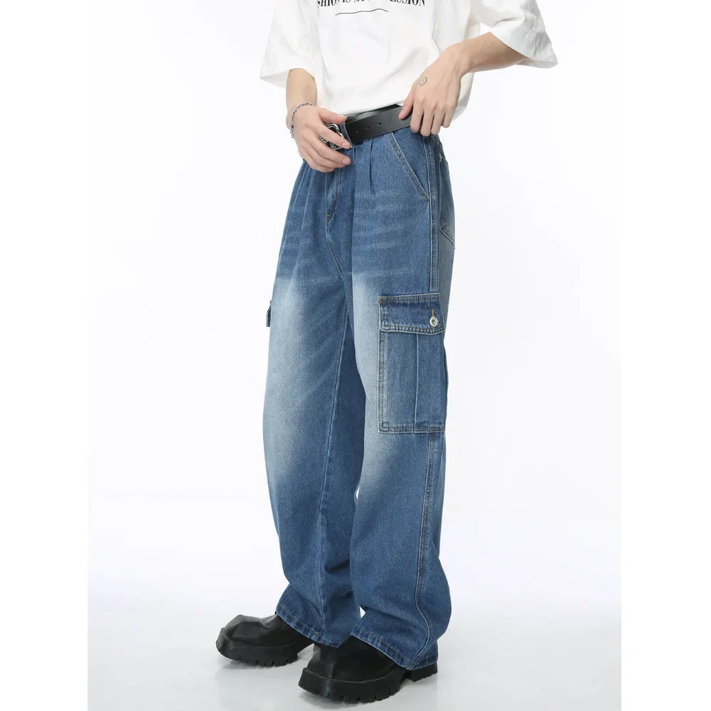 Premium Baggy Jeans with Cargo Pockets