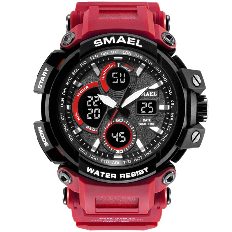 Men's LED Digital Military Sports Watches - Waterproof - Camo