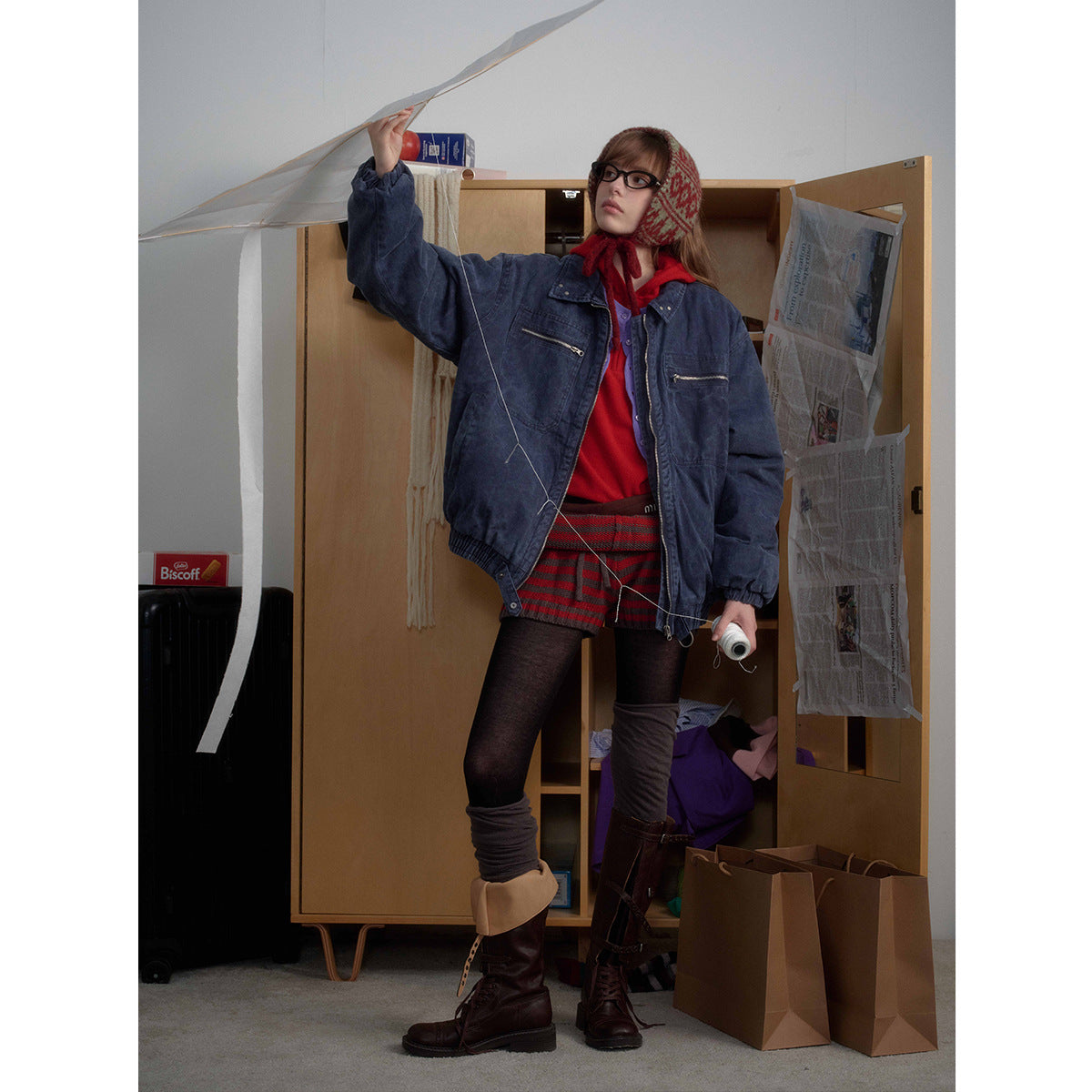 Washed Denim Cotton Jacket