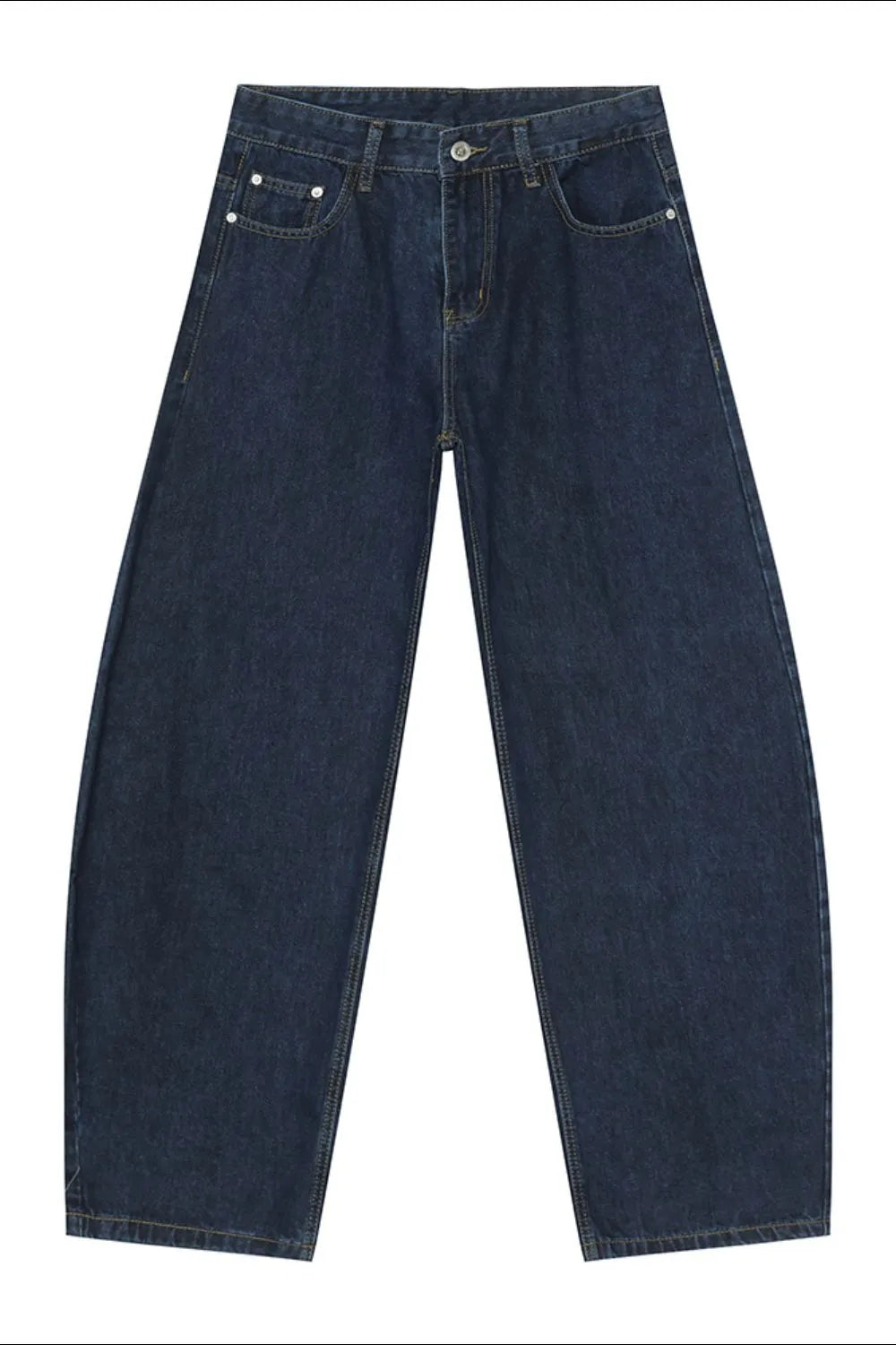 Premium Wide Leg Jeans with Pockets - Japanese Denim