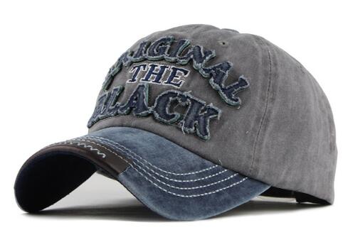 Retro Washed Baseball Cap Fitted Snapback