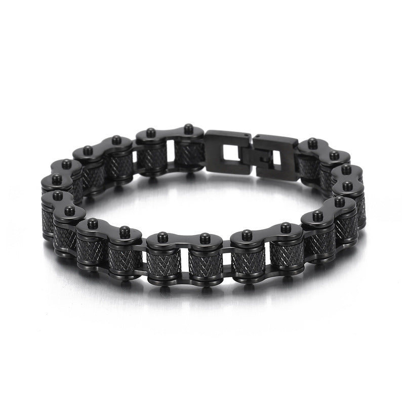 Bicycle Chain Bracelet - Titanium Steel