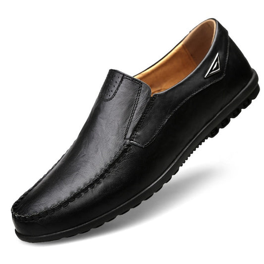 Genuine Leather Men's Moccasins - Casual Loafers