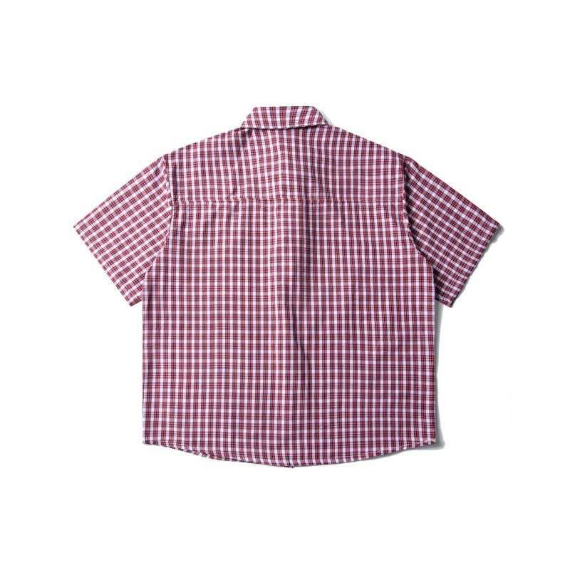 Pocket Design Checkered Shirt - Loose Fit