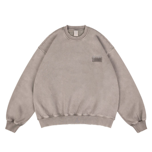 Crewneck Sweatshirt for Men Loose Fit Casual Pullover Hoodie