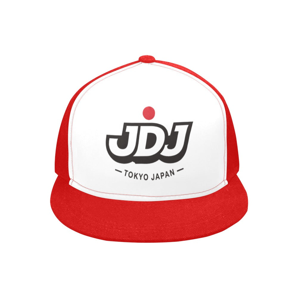 JDJ Logo Peach Suede Unisex Snapback Hat