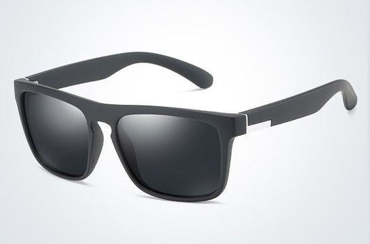 Polarized Men Sunglasses Vintage Square Driver Shades With Mirrored Lenses