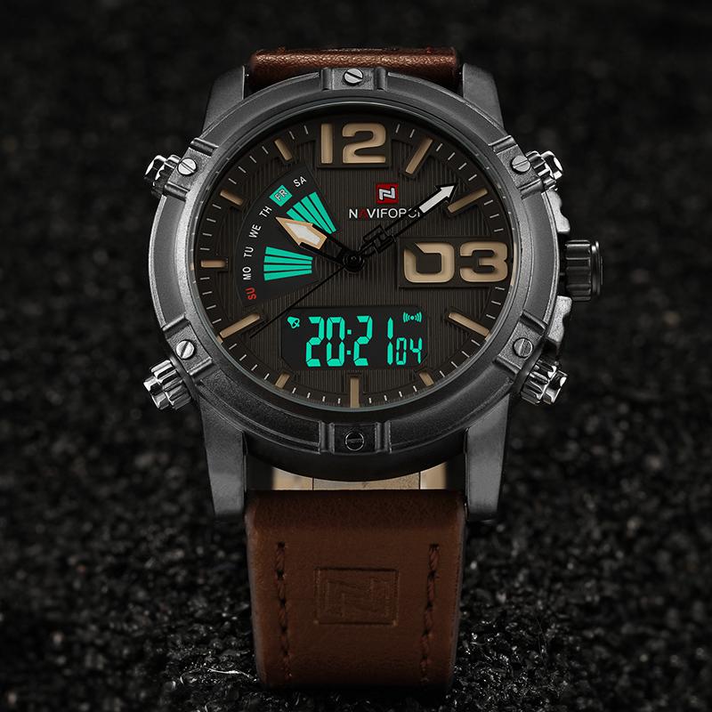 Quartz Watch Men Digital LED Sports Wrist Watch