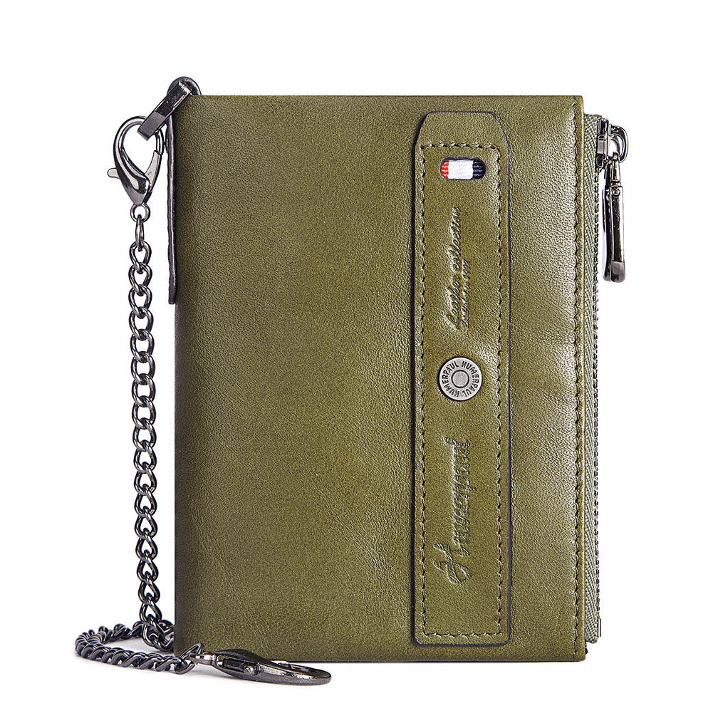 Genuine Leather Men's Wallet - Cowhide