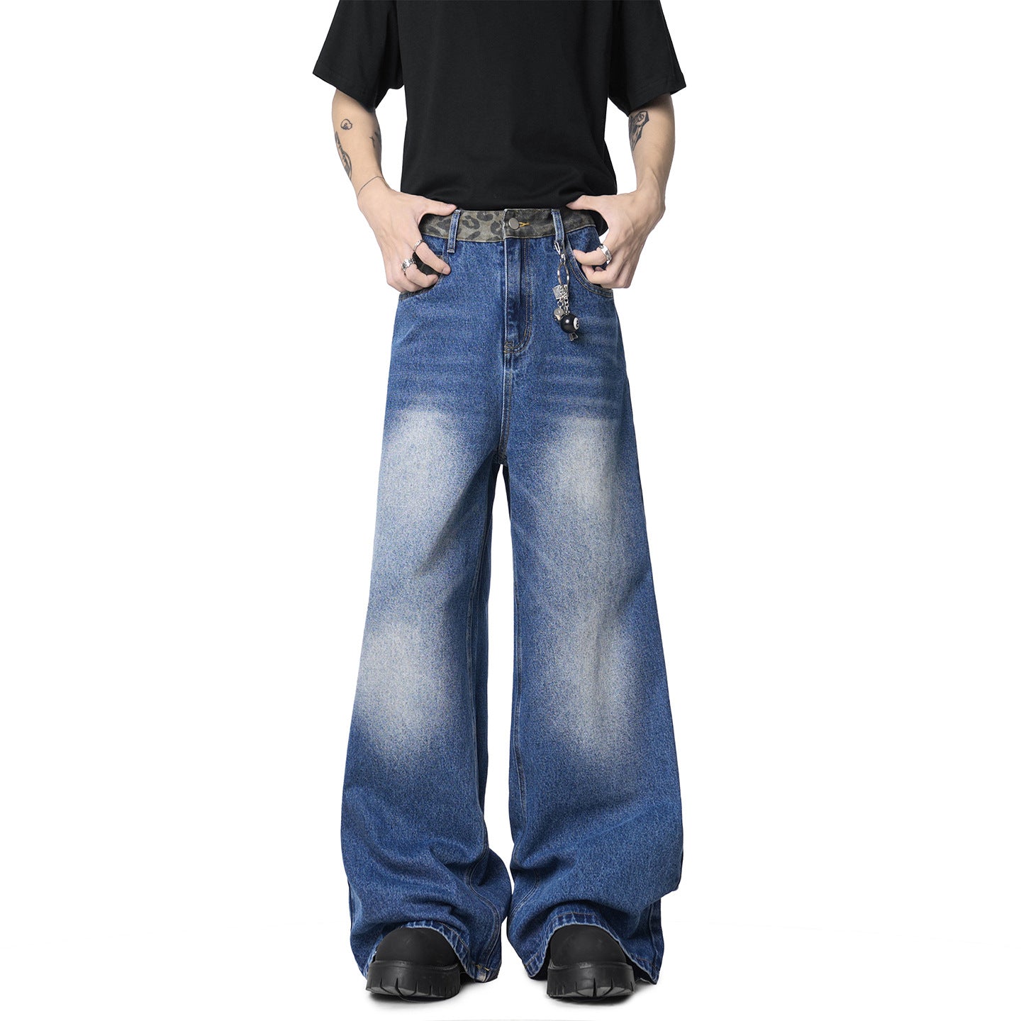 Straight Leg Floor-Length Denim Pants | Premium Japanese Denim Trousers