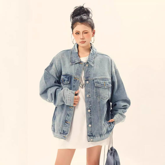 Vintage Washed Japanese Denim Jacket - Unmatched Durability and Style