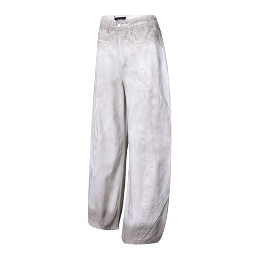 Vintage Distressed Wide-Leg Denim Pants for Everyone