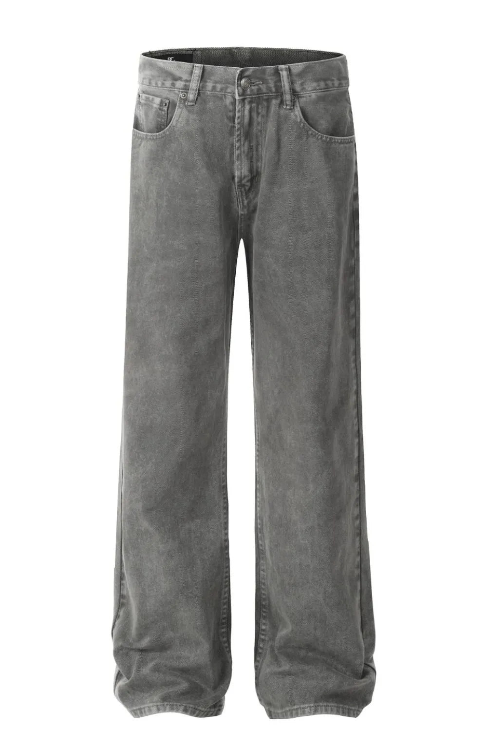 Men's Straight Leg Jeans with Pockets - Premium Japanese Denim