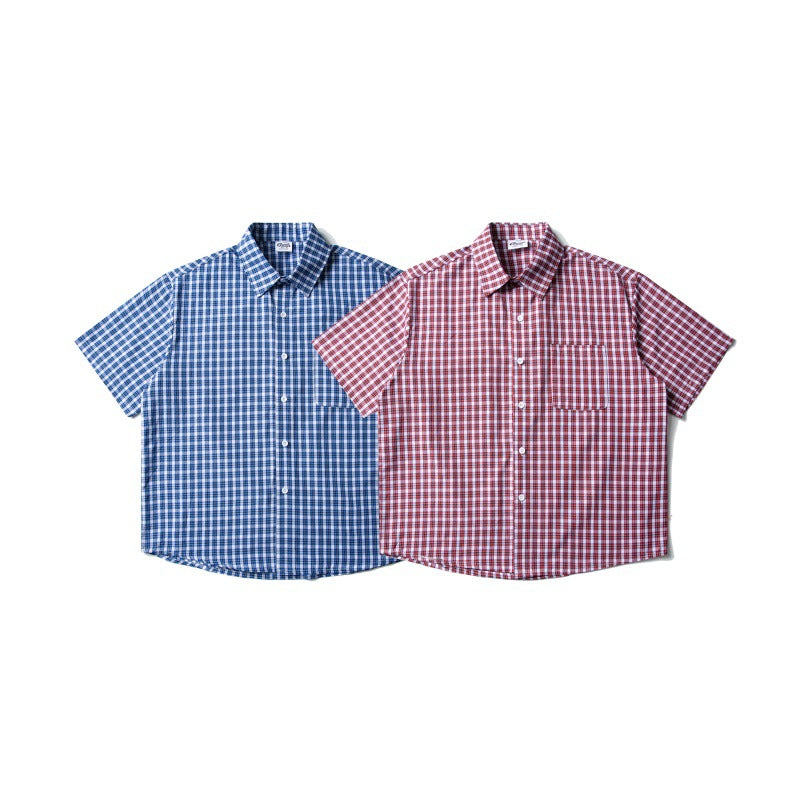 Pocket Design Checkered Shirt - Loose Fit