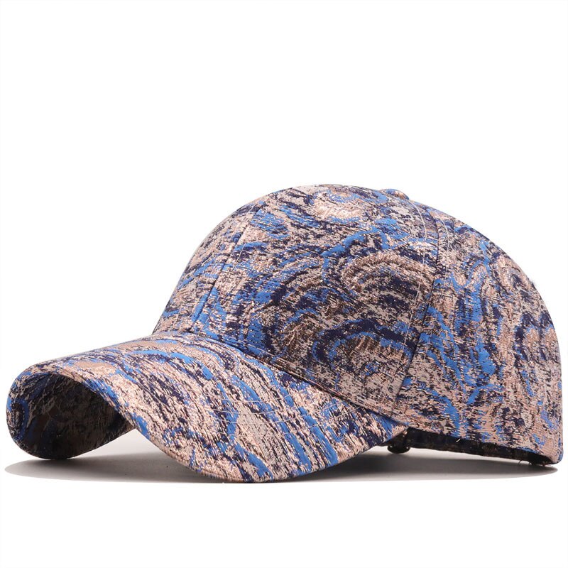 Baseball Caps with Embroidery Flower Designs