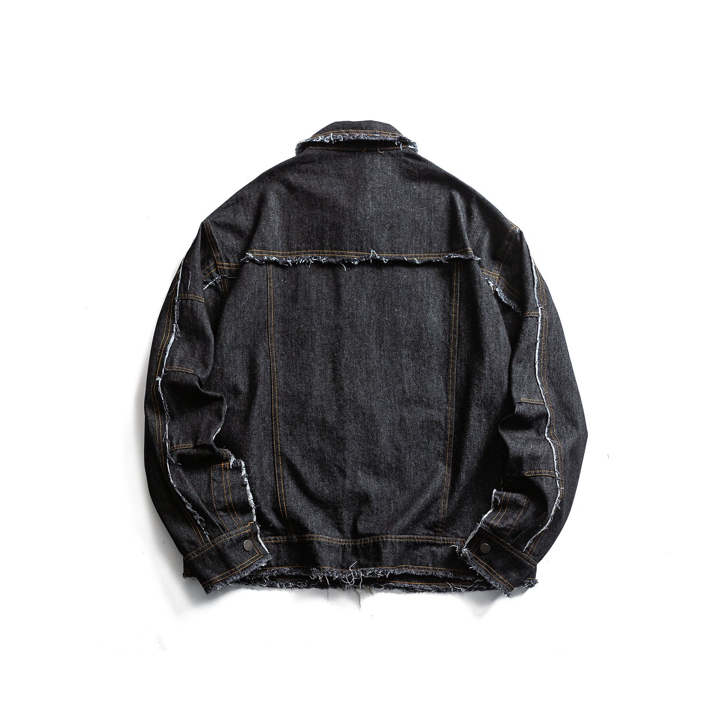 Fringed Denim Loose Casual Jacket