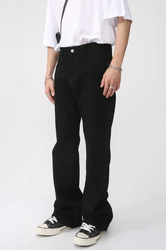 Premium Mid Rise Jeans with Pockets - Japanese Denim