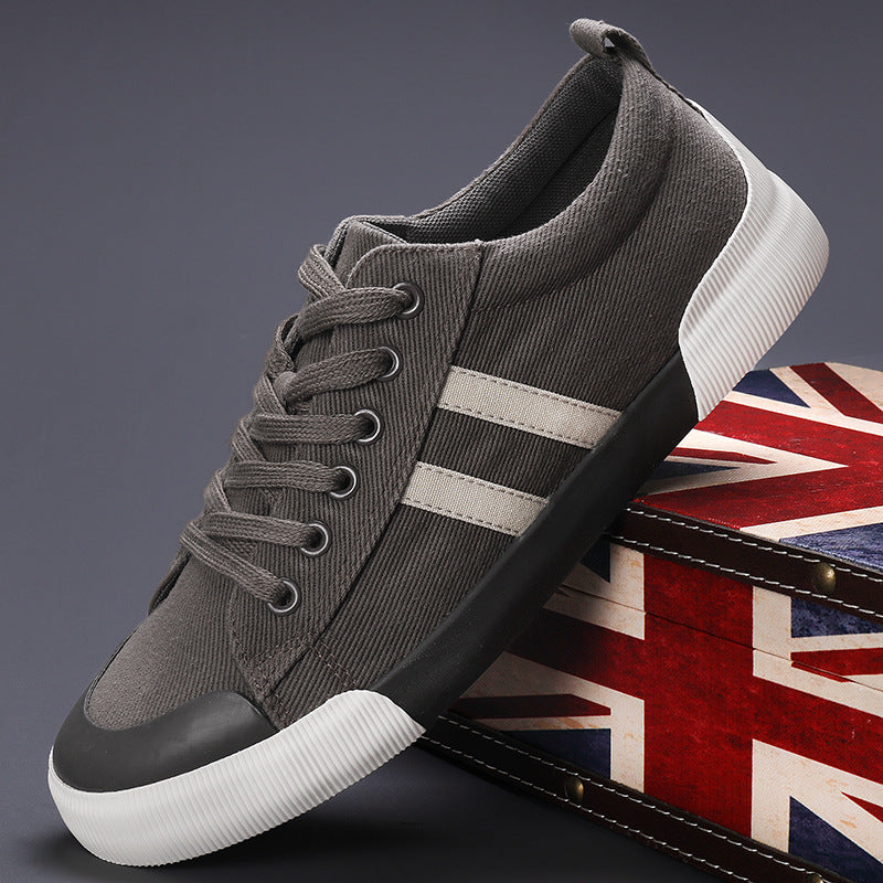 Men's Lightweight Breathable Canvas Low Top Sneakers
