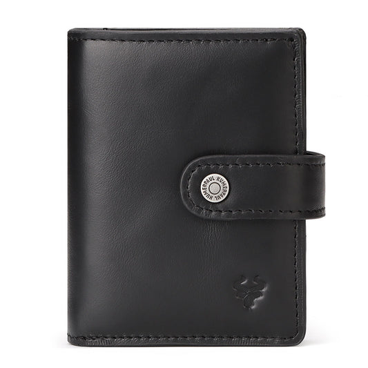Men's Leather Card Holder RFID Antimagnetic Wallet