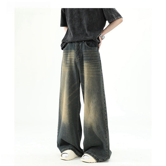 Loose Straight Tube Versatile Casual Floor Length Pants
