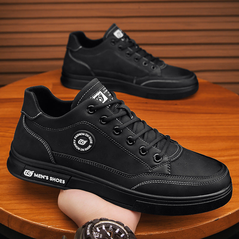 Men's Workwear Leather Shoes - Soft Soled Casual Shoes