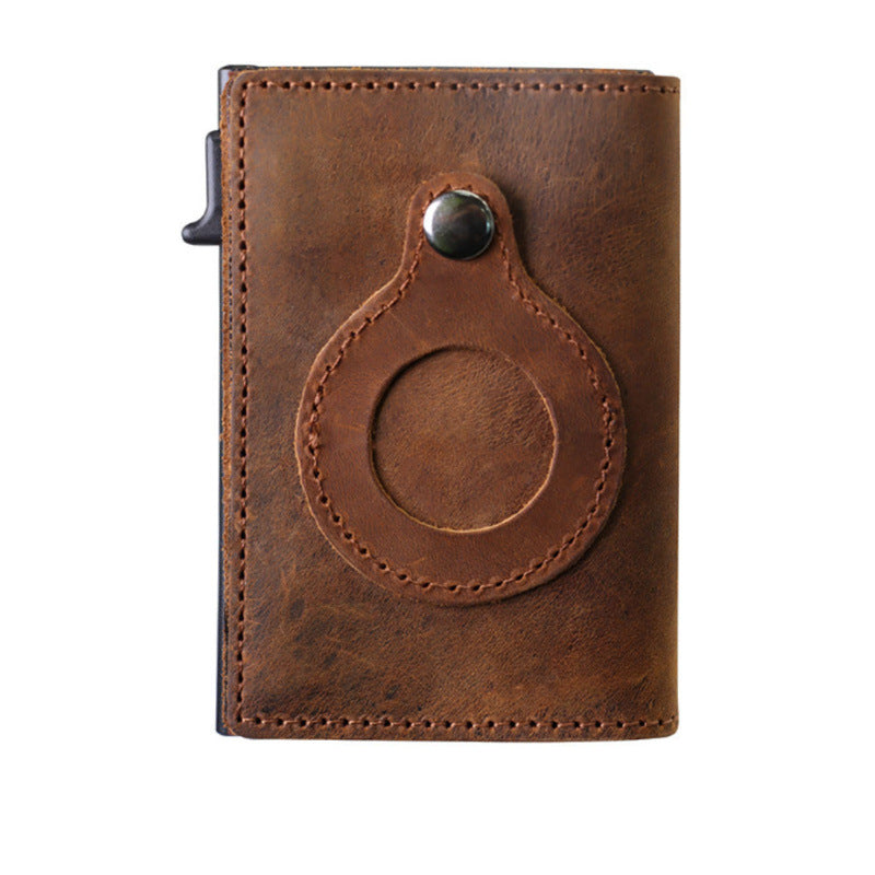 Leather Sliding Bi-Fold Wallet