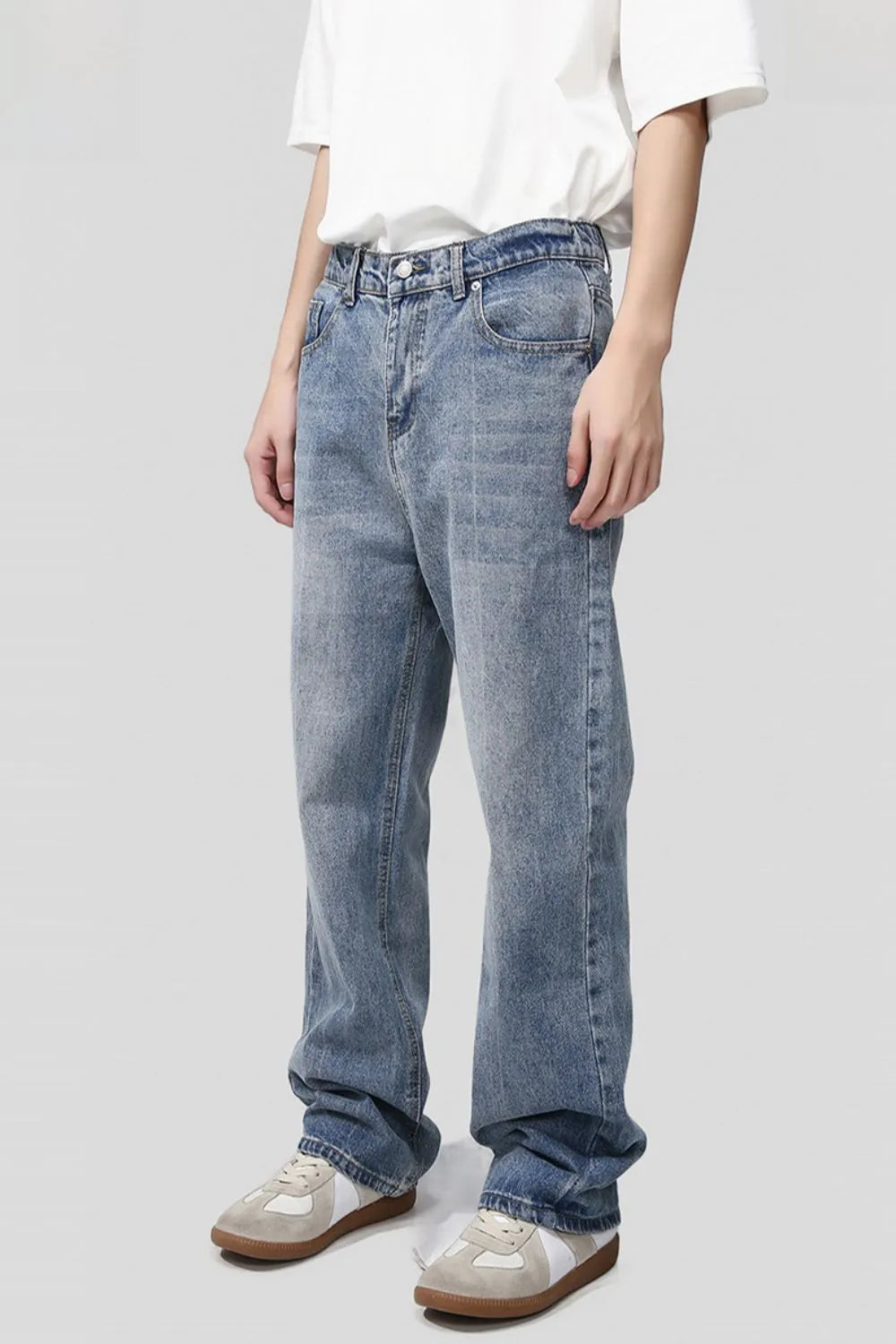 Premium Baggy Jeans with Pockets - Japanese Denim