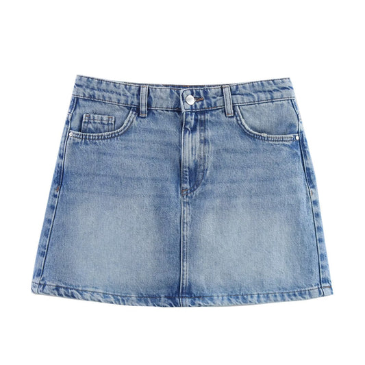 Women's Casual Versatile Denim Mini Skirt