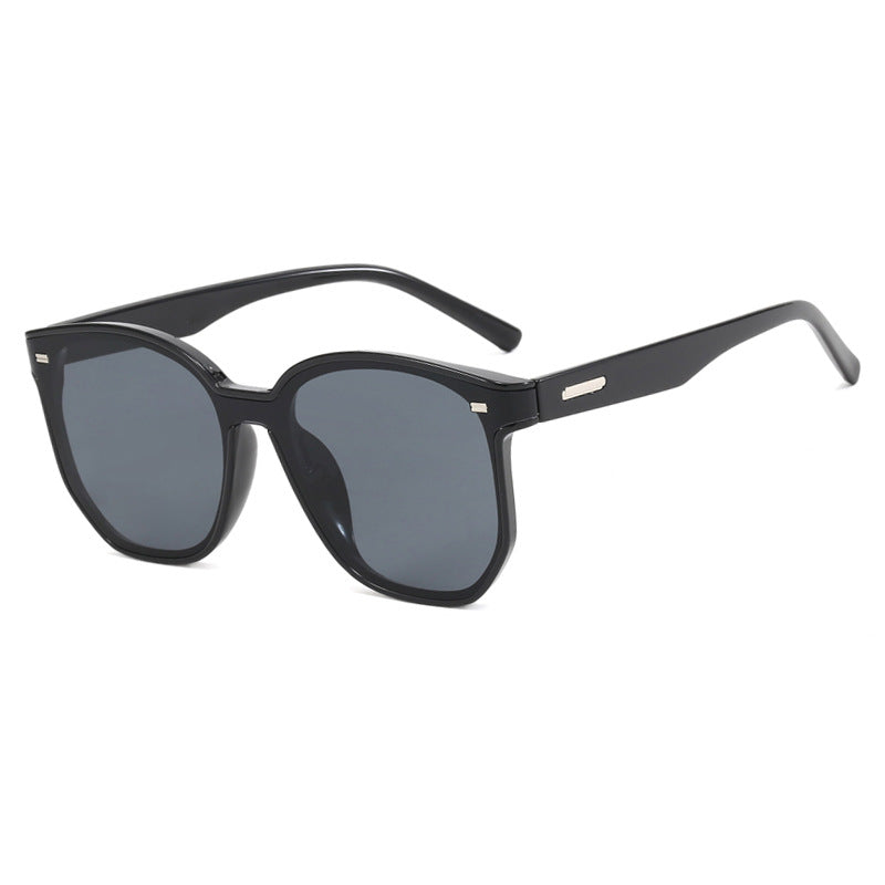 Rice Nail Curved Retro New Sunglasses for Women - UV Resistant with High-End Feel