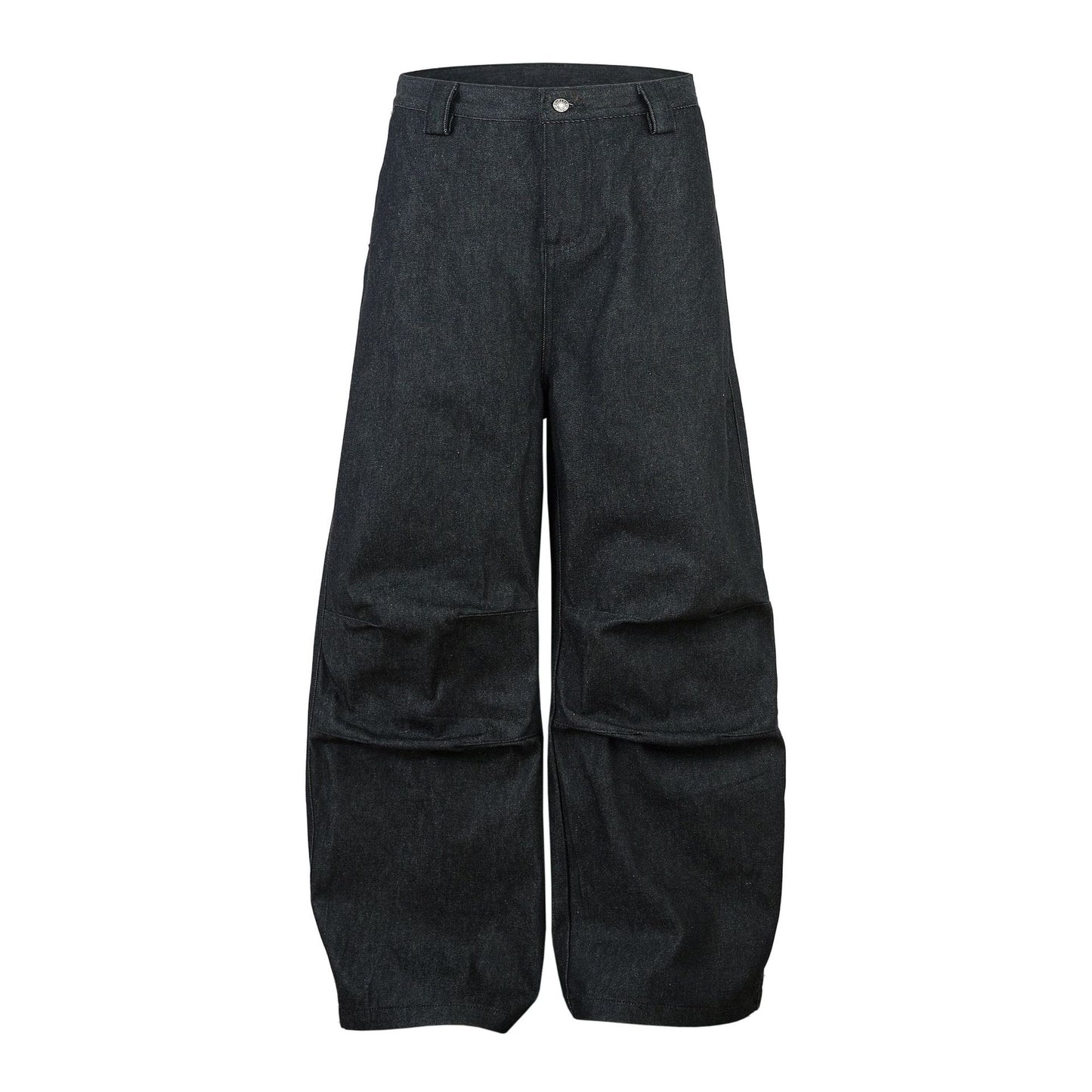 Street Retro Washed Tapered Denim Long Pants