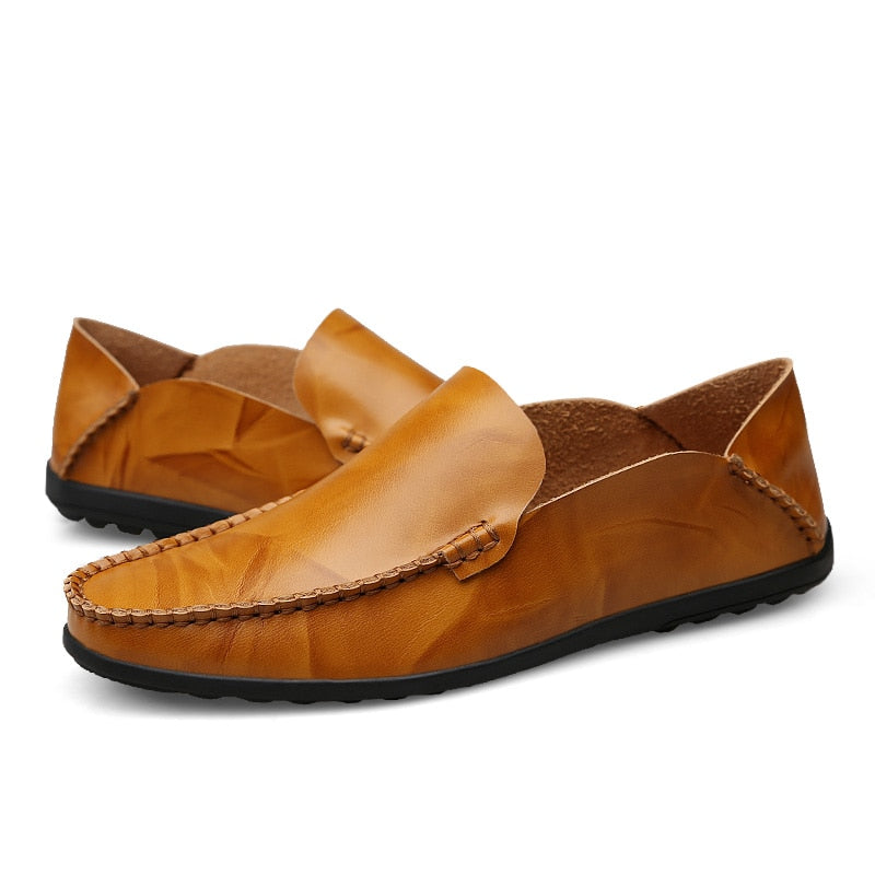 Men's Casual Loafers - Genuine Italian Leather