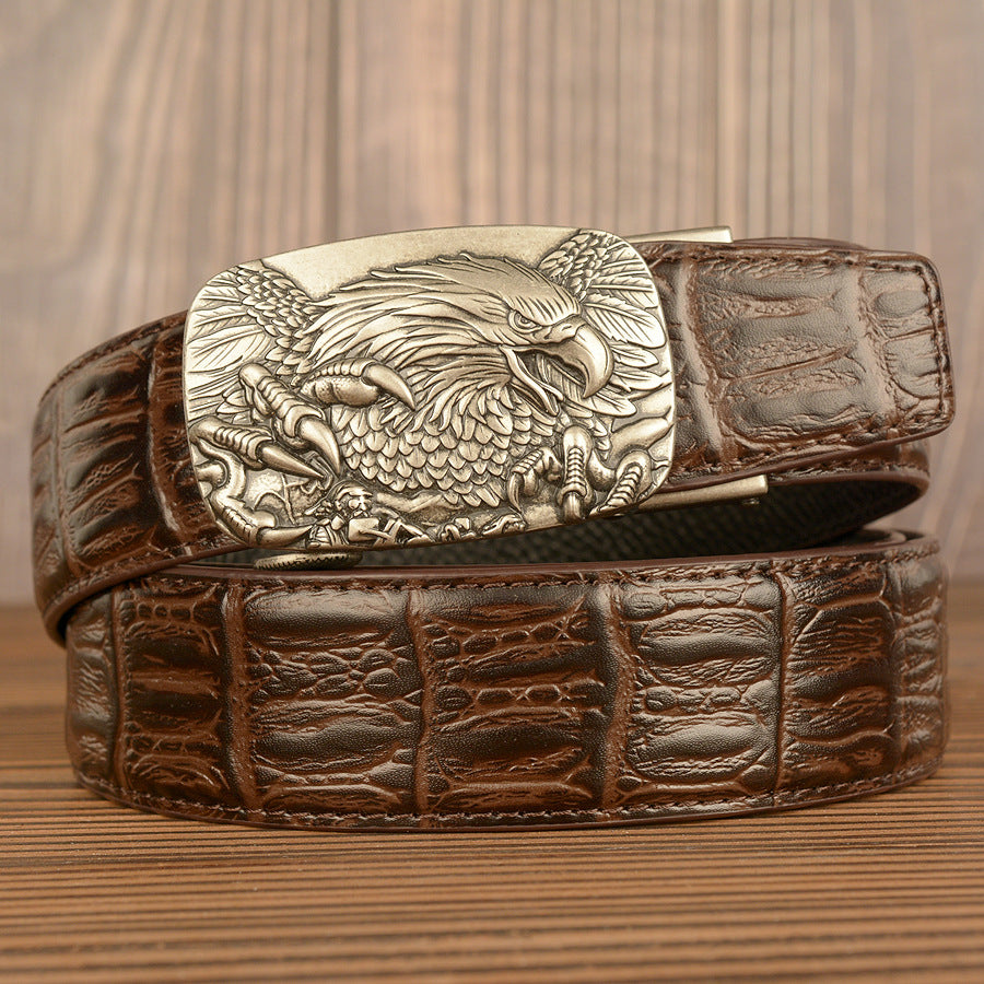 Top Layer Cowhide Belt Men