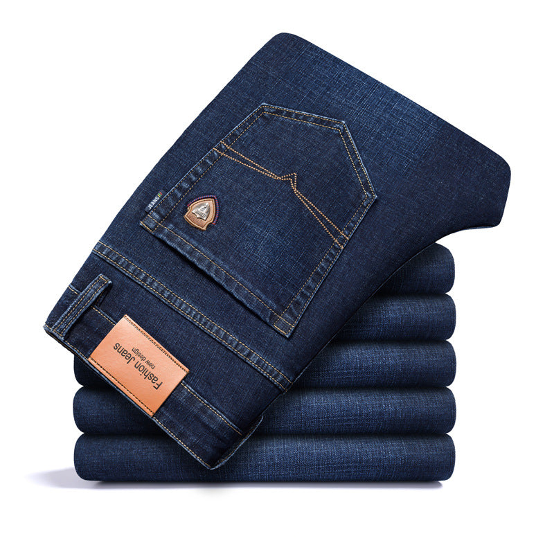 Men's Thick and Fluffy Straight Leg Jeans