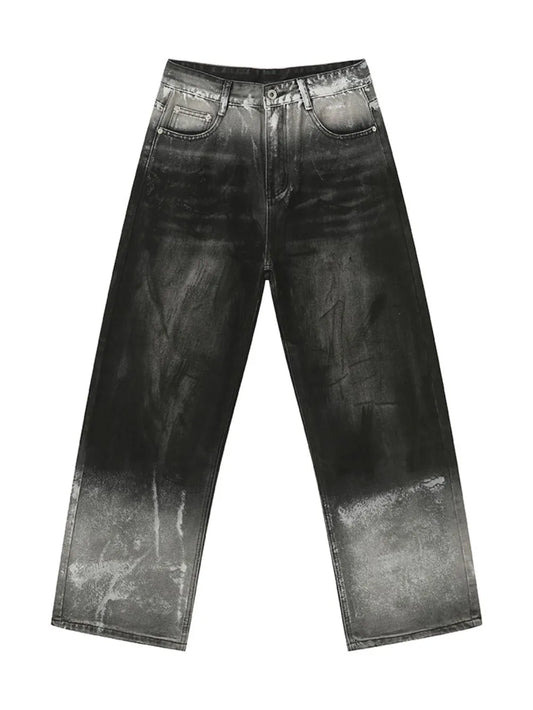 Premium Wide Leg Jeans with Pockets - Japanese Denim