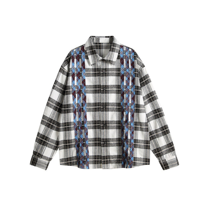 Checkered Long Sleeved Shirt for Men and Women