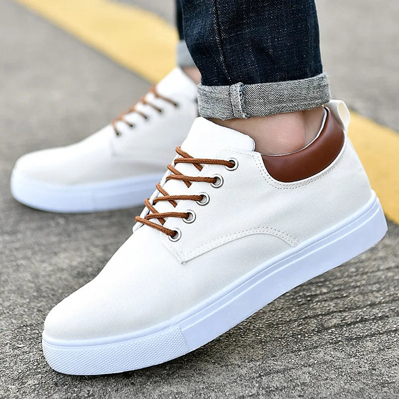 Men's Canvas Sneakers - Solid Colors