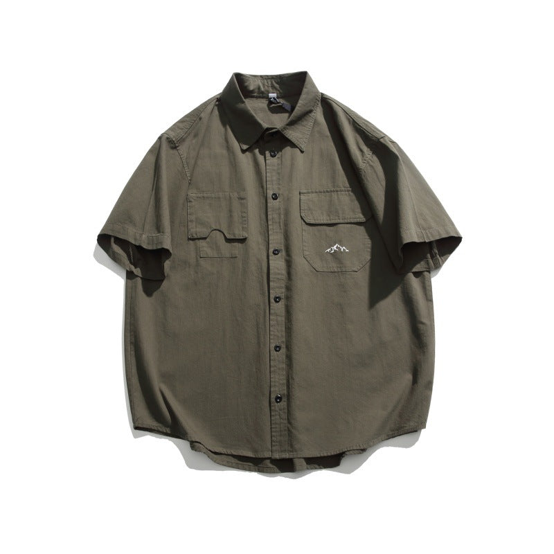 Short Sleeved Loose Workwear for Men and Women