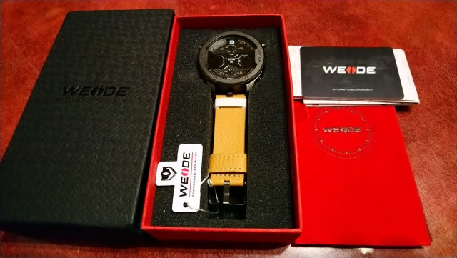 Men's Analog Quartz Sports Watch - Digital Calendar