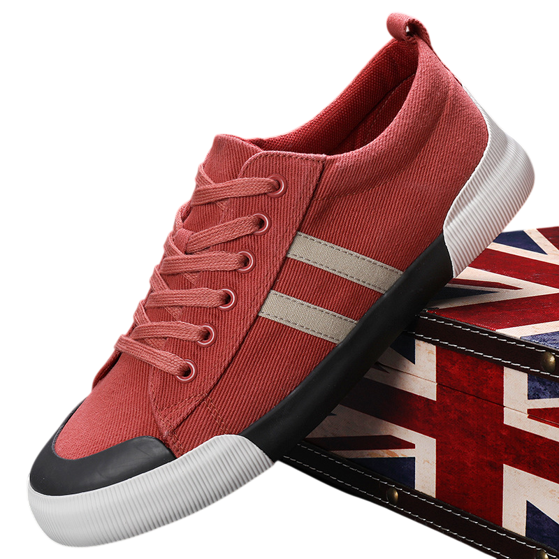 Men's Lightweight Breathable Canvas Low Top Sneakers
